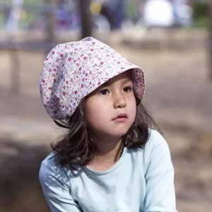 Pickapooh Organic Cotton Sun Bonnet: Luna Bloom