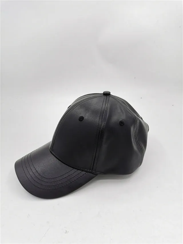 Pineapple leather caps hats baseball caps vegan leather caps vegan hats