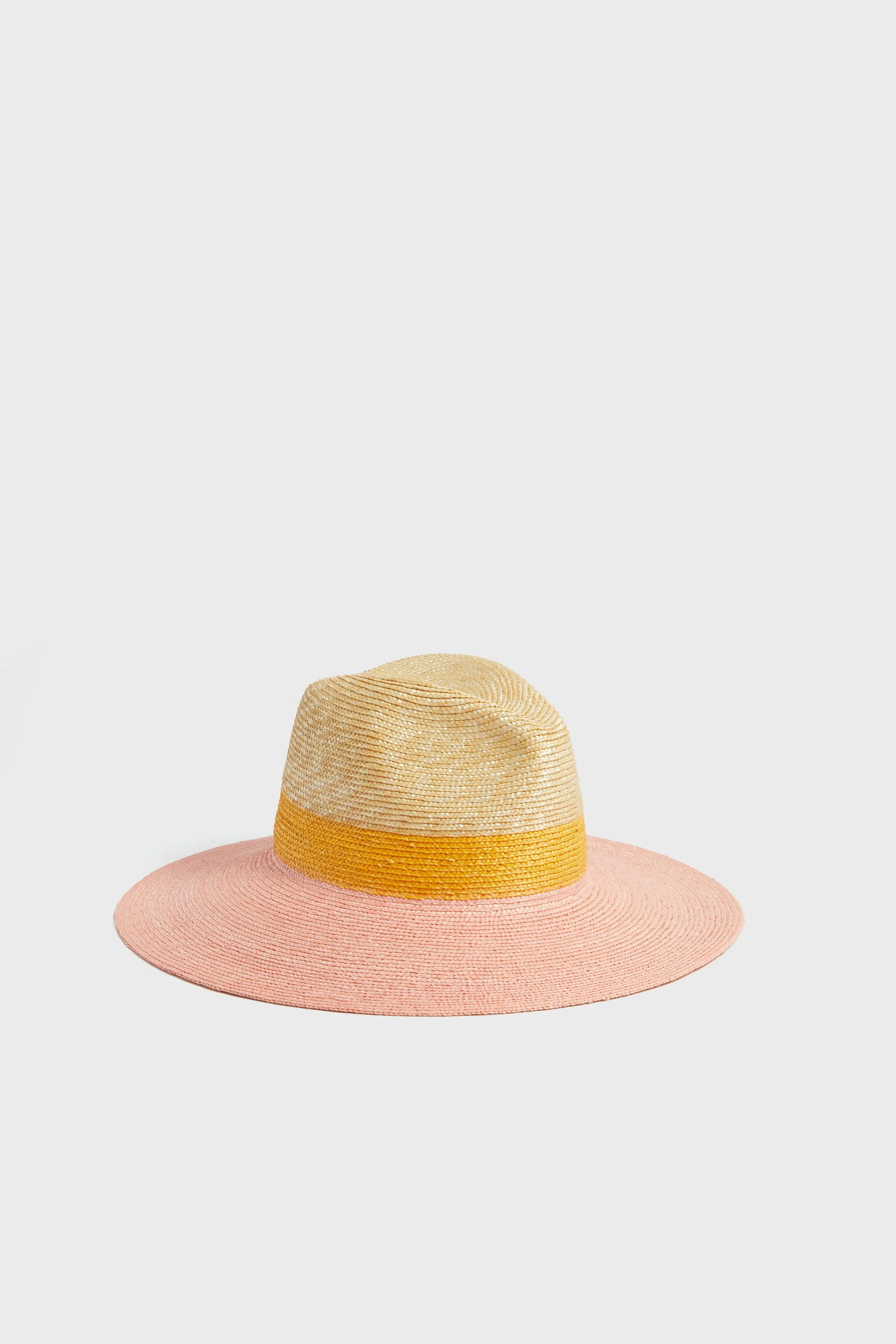Pink Gold Natural Bondi Hat