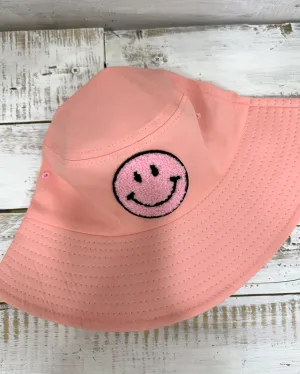 PINK SMILE Cotton Bucket Hat
