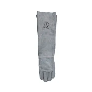 PIONEER SAFETY Gloves Leather Welding Chrome Cow Split D/Palm Shoulder 16" Large