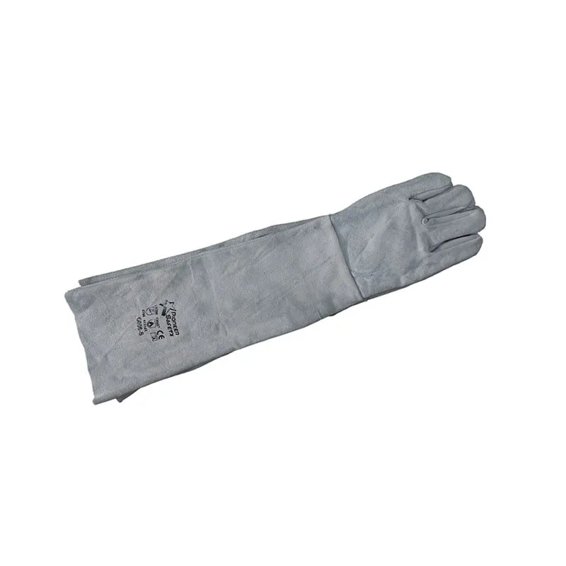 PIONEER SAFETY Gloves Leather Welding Chrome Cow Split D/Palm Shoulder 16" Large