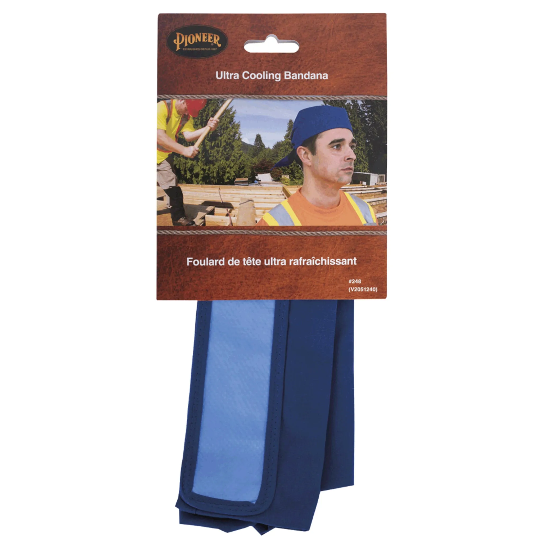 Pioneer Ultra Cooling Bandana - Advanced PVA Foam Technology, Instant Heat Relief, Reusable, Eco-Friendly, Sweat-Absorbing, One Size Fits All