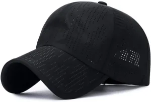 Plain Breathable Quick Drying Baseball Cap Mesh Sun Hat for Baseball Golf Fishing Outdoor Hats