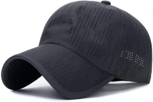 Plain Breathable Quick Drying Baseball Cap Mesh Sun Hat for Baseball Golf Fishing Outdoor Hats