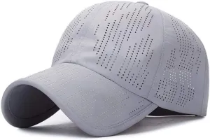 Plain Breathable Quick Drying Baseball Cap Mesh Sun Hat for Baseball Golf Fishing Outdoor Hats