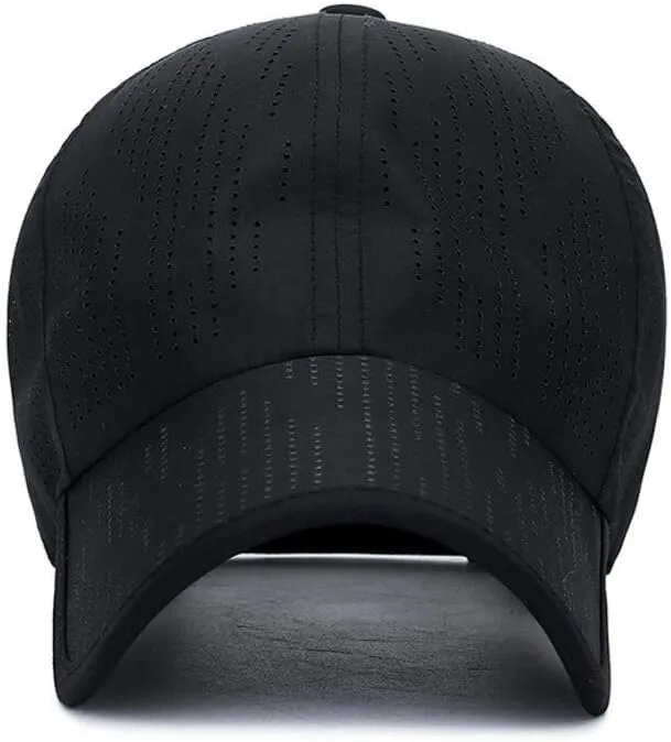 Plain Breathable Quick Drying Baseball Cap Mesh Sun Hat for Baseball Golf Fishing Outdoor Hats