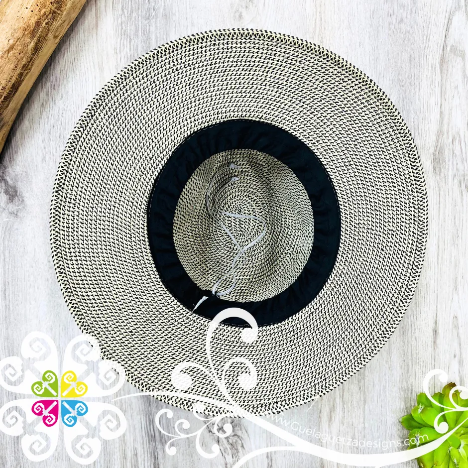 Playa Indiana Silver and Teal - Summer Hat