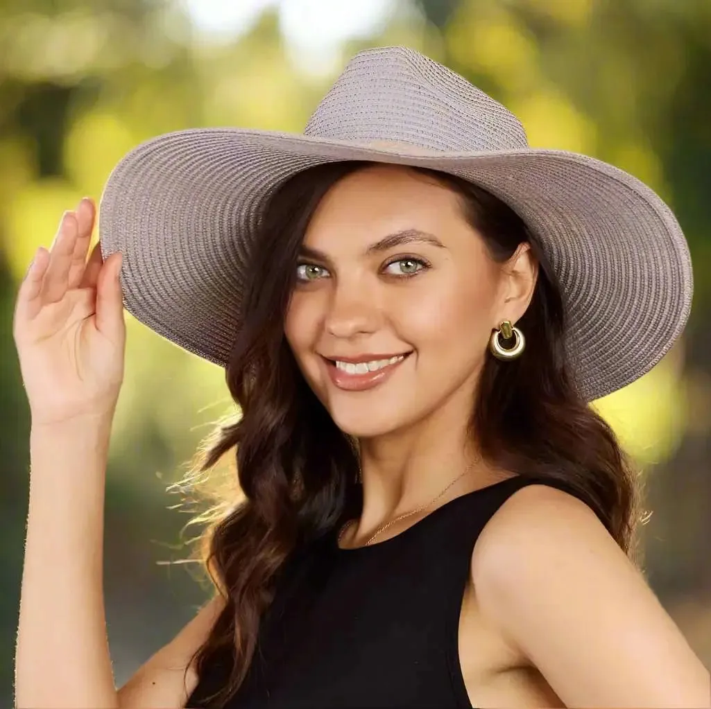 Plenty | Premium Straw Braided Rope Strap Fedora Hat
