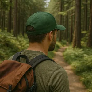PNW Apparel Discover The Hat with Patch Stylish Mens Womens Hats