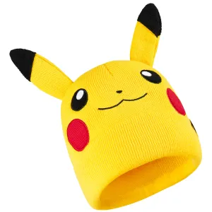 Pokemon Beanie Hat for Kids - Warm Cosy Knitted Winter Hats for Kids One Size - Anime Gifts for Kids