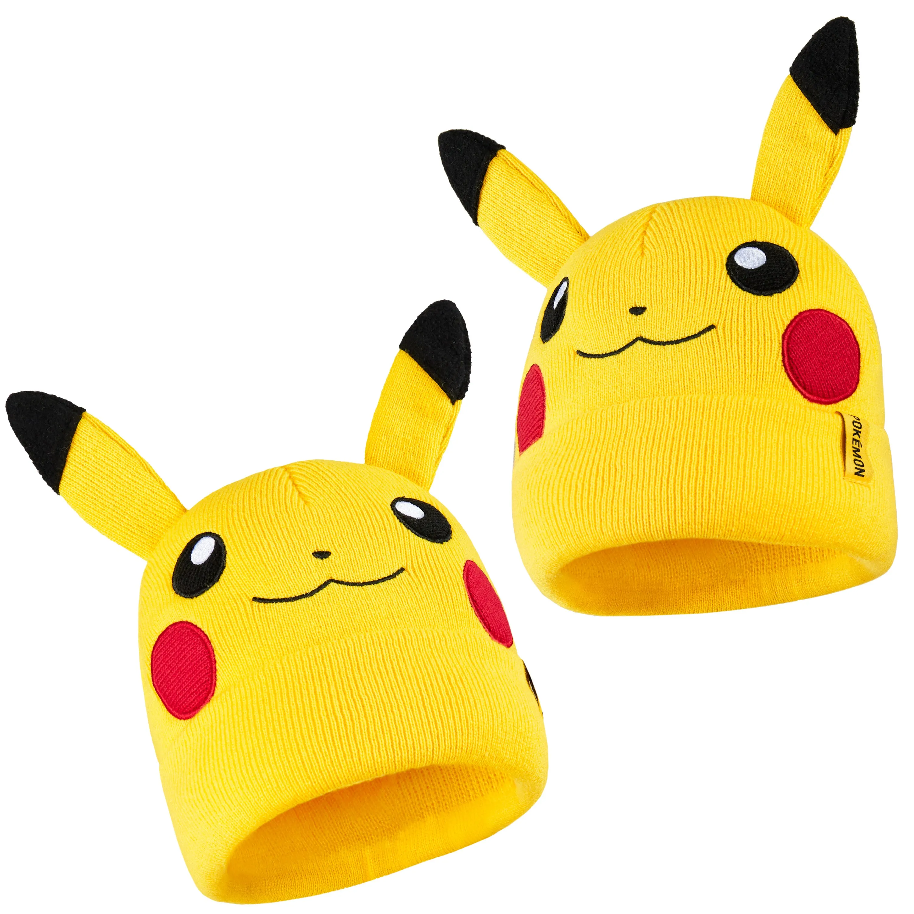 Pokemon Beanie Hat for Kids - Warm Cosy Knitted Winter Hats for Kids One Size - Anime Gifts for Kids
