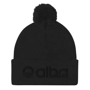 Pom-Pom Beanie - Black Out