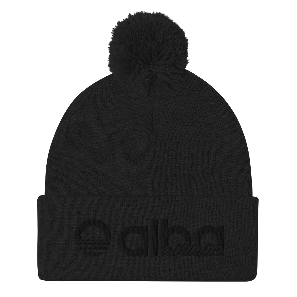 Pom-Pom Beanie - Black Out