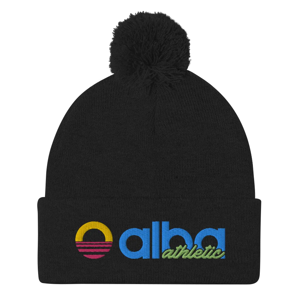 Pom-Pom Beanie - Neon