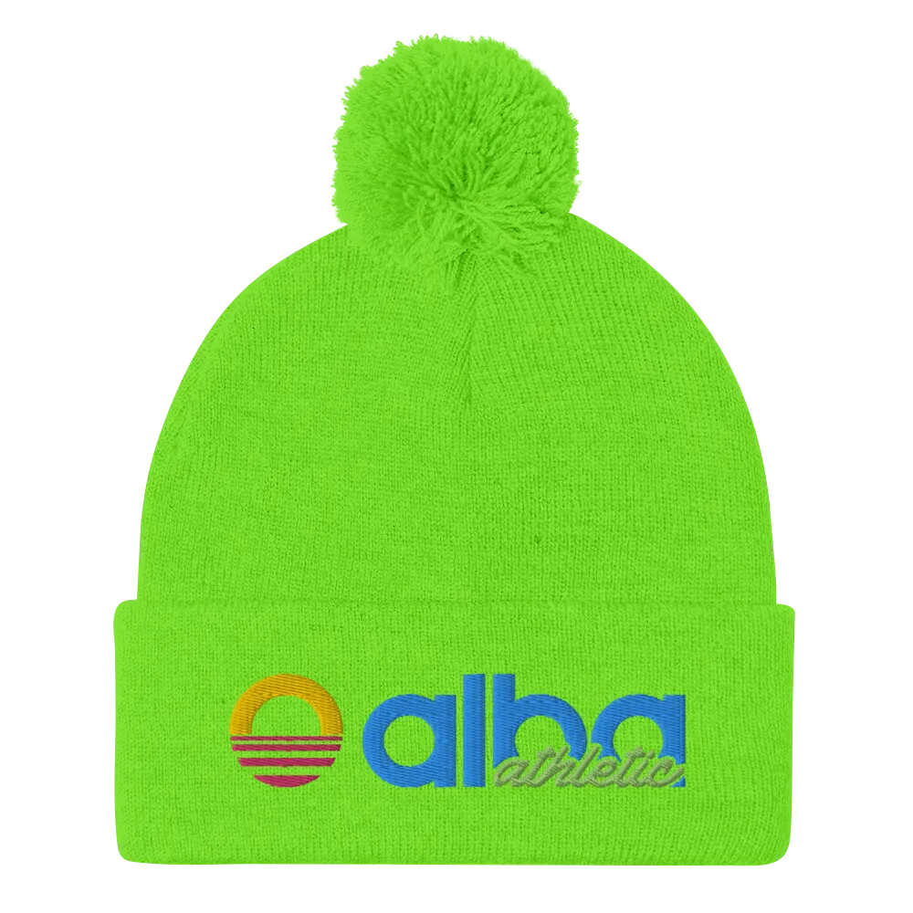 Pom-Pom Beanie - Neon