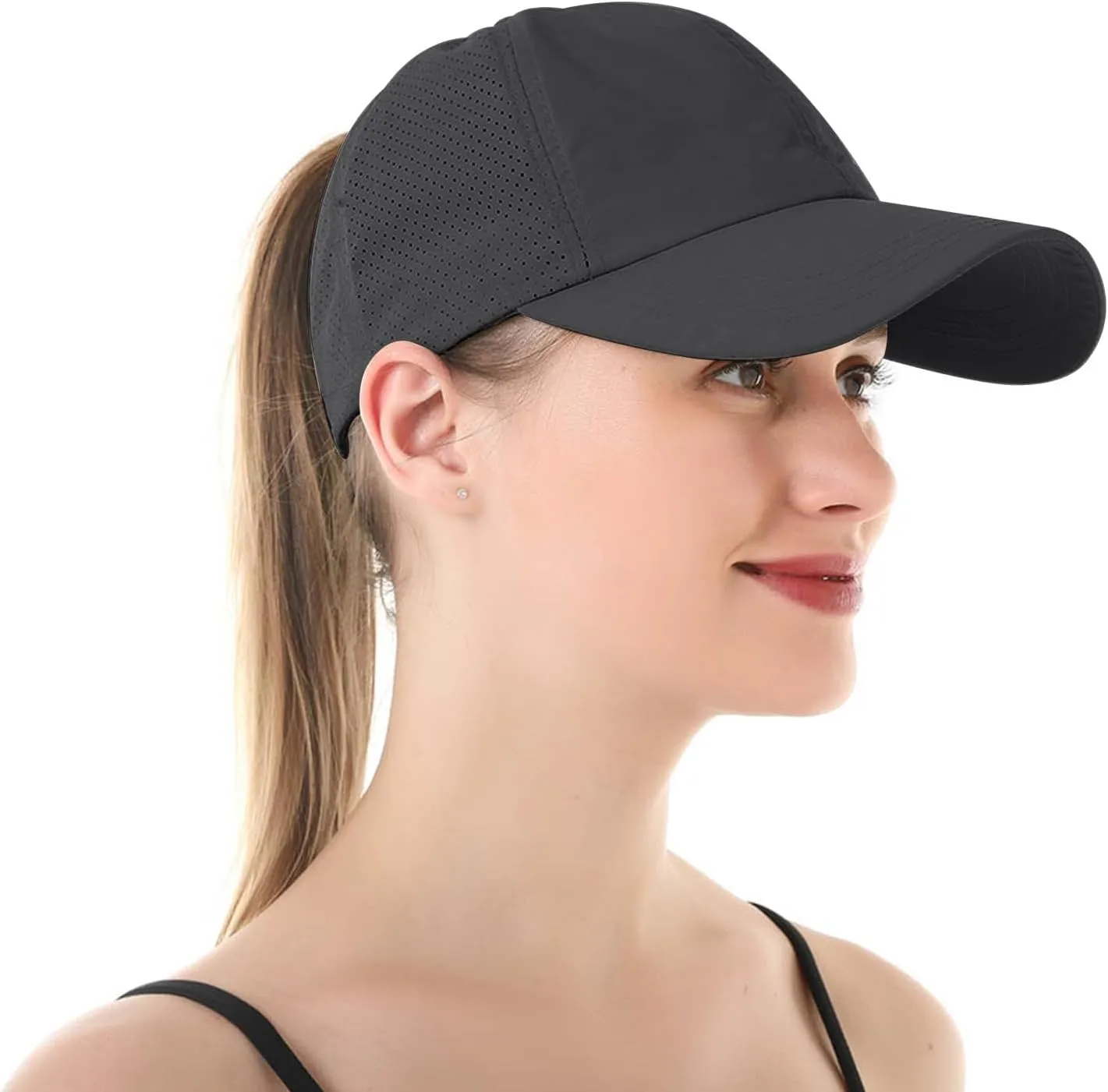 Ponytail Hats for Women Baseball Caps High Messy Buns Women Hats Baseball Caps Breathable Quick Dry Running Hats for Women