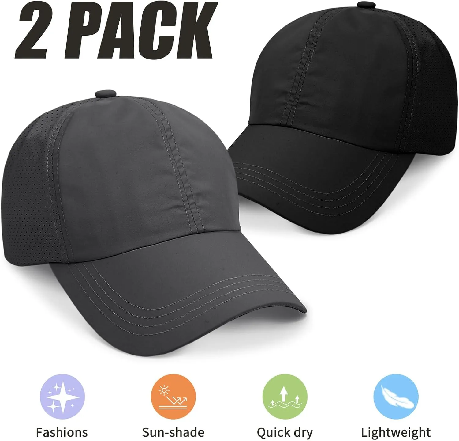 Ponytail Hats for Women Baseball Caps High Messy Buns Women Hats Baseball Caps Breathable Quick Dry Running Hats for Women