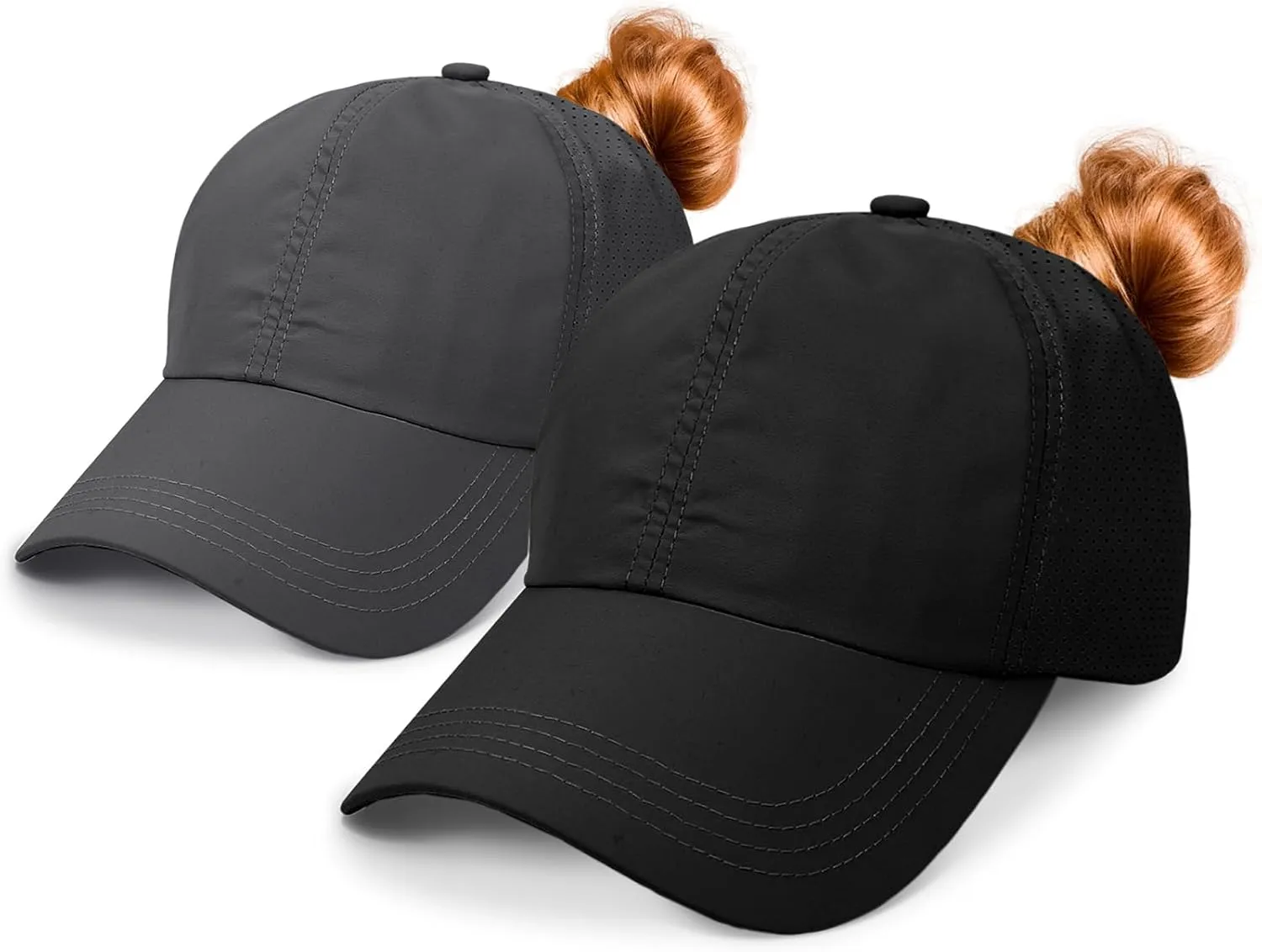 Ponytail Hats for Women Baseball Caps High Messy Buns Women Hats Baseball Caps Breathable Quick Dry Running Hats for Women