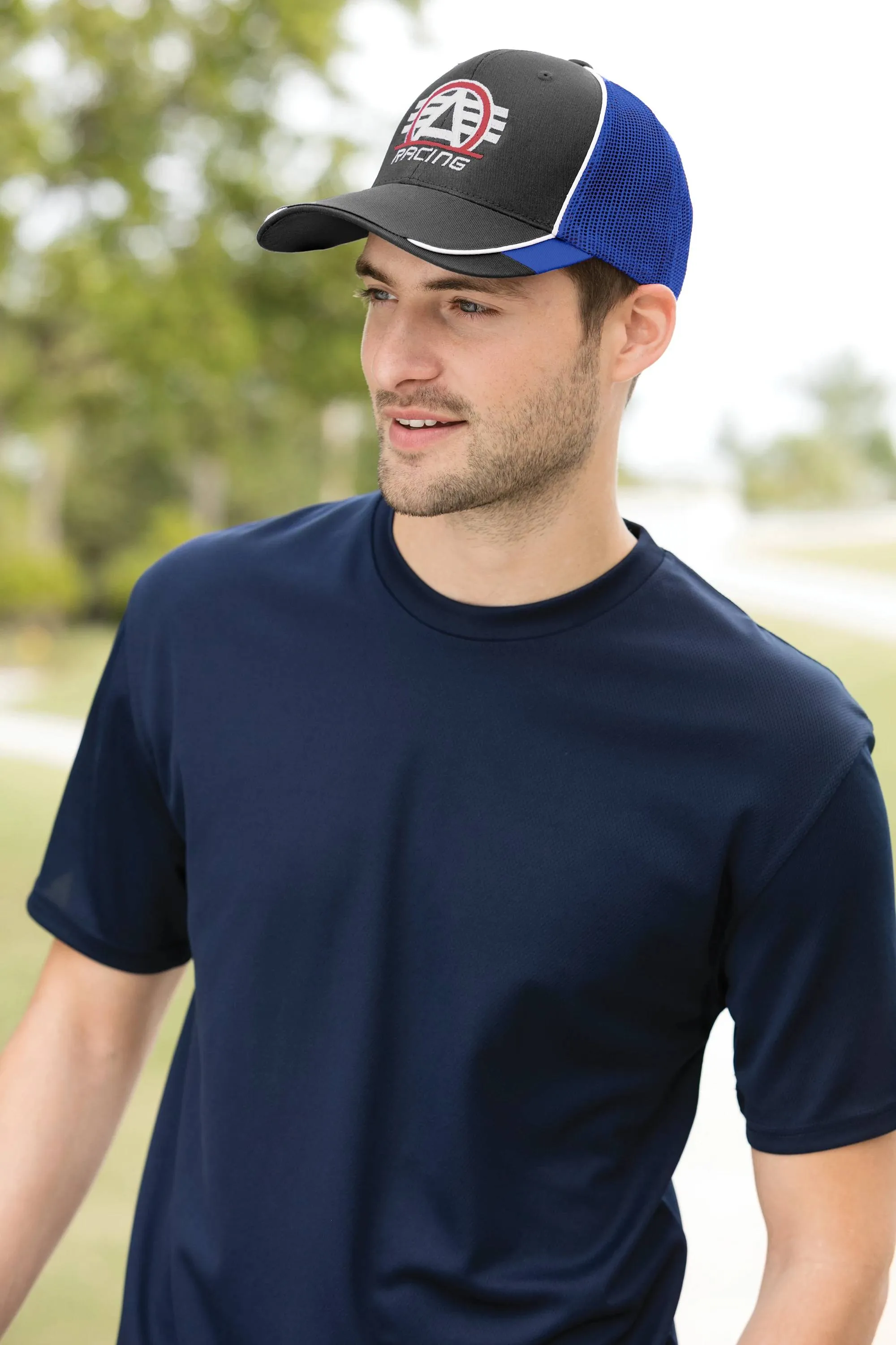Port Authority Colorblock Mesh Back Cap