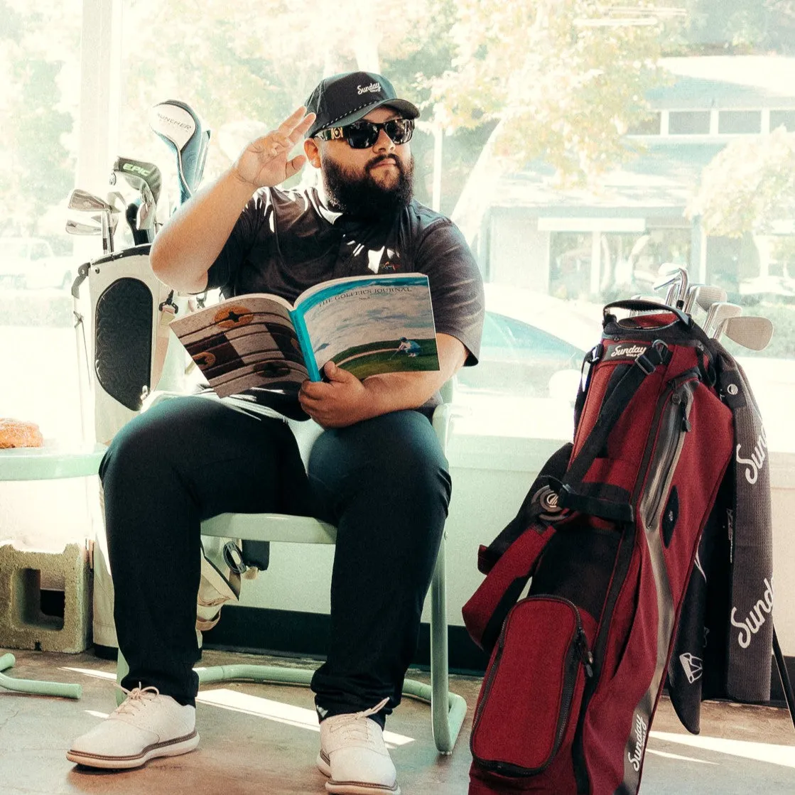 Porter Lite Golf Hat | Black