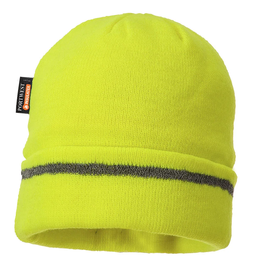 Portwest Knitted Hat Reflective Trim B023