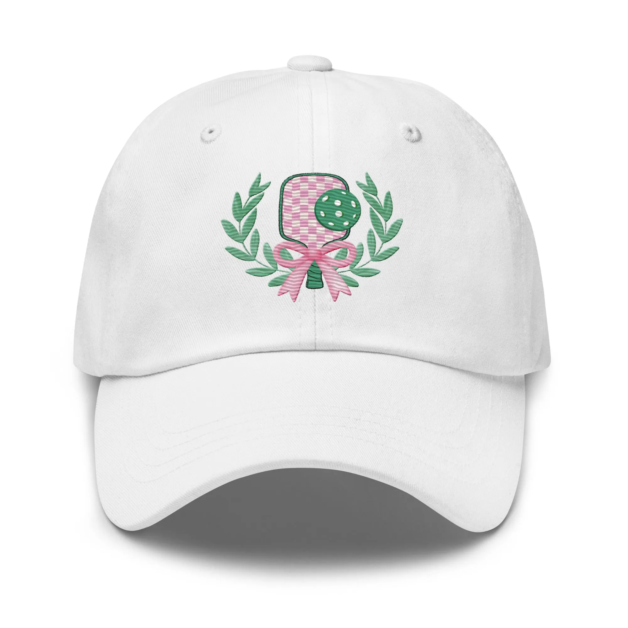 Preppy Pickleball Embroidered Dad Hat Baseball Cap