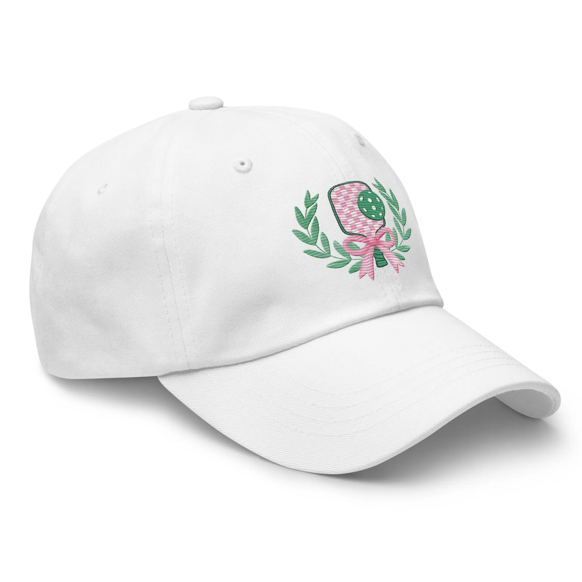 Preppy Pickleball Embroidered Dad Hat Baseball Cap