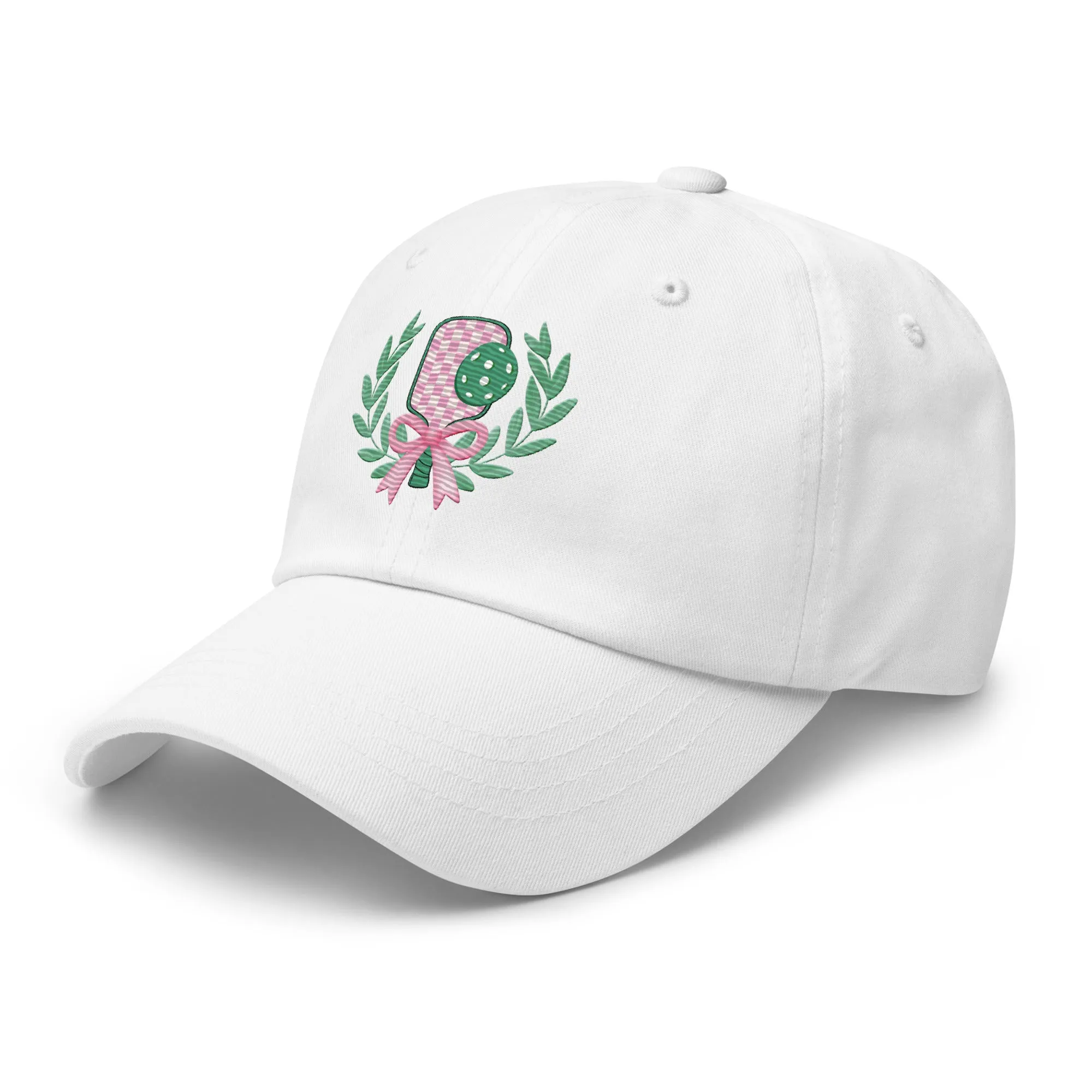 Preppy Pickleball Embroidered Dad Hat Baseball Cap