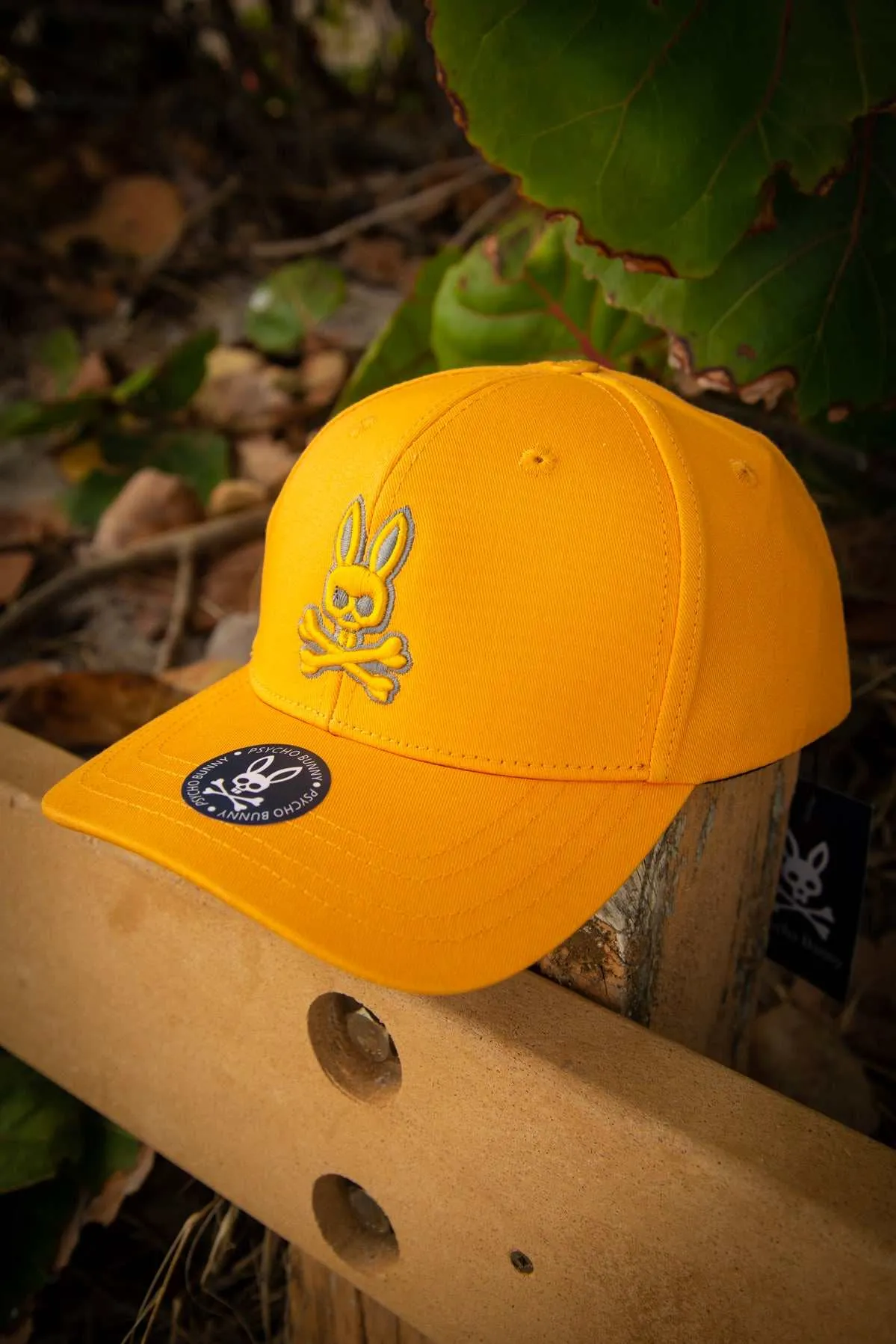 Psycho Bunny 3D Logo Bright Orange Baseball Cap