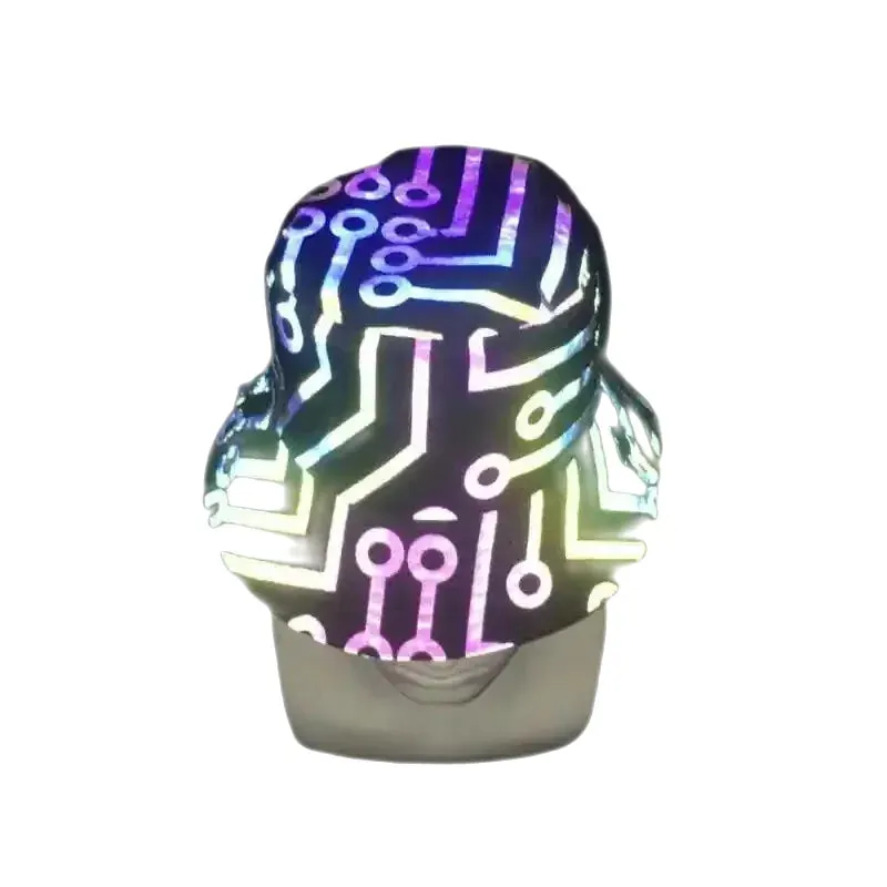 Punk Rock Hip Hop Style Colorful Reflective Bucket Hat