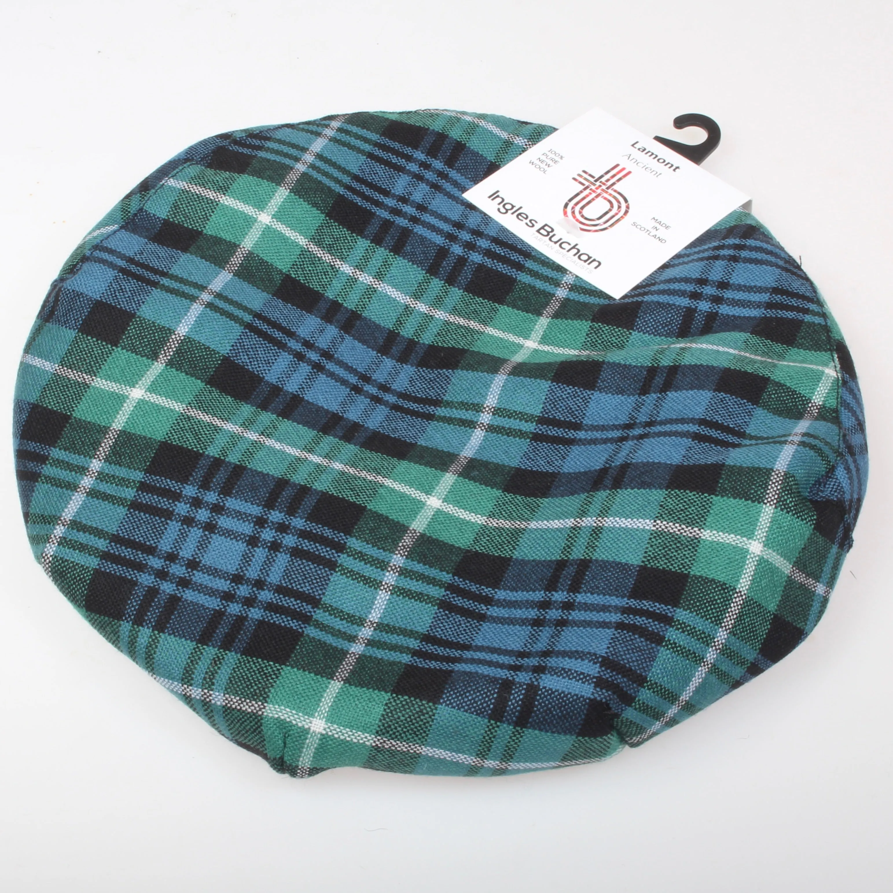 Pure Wool Golf Cap in Lamont Ancient Tartan