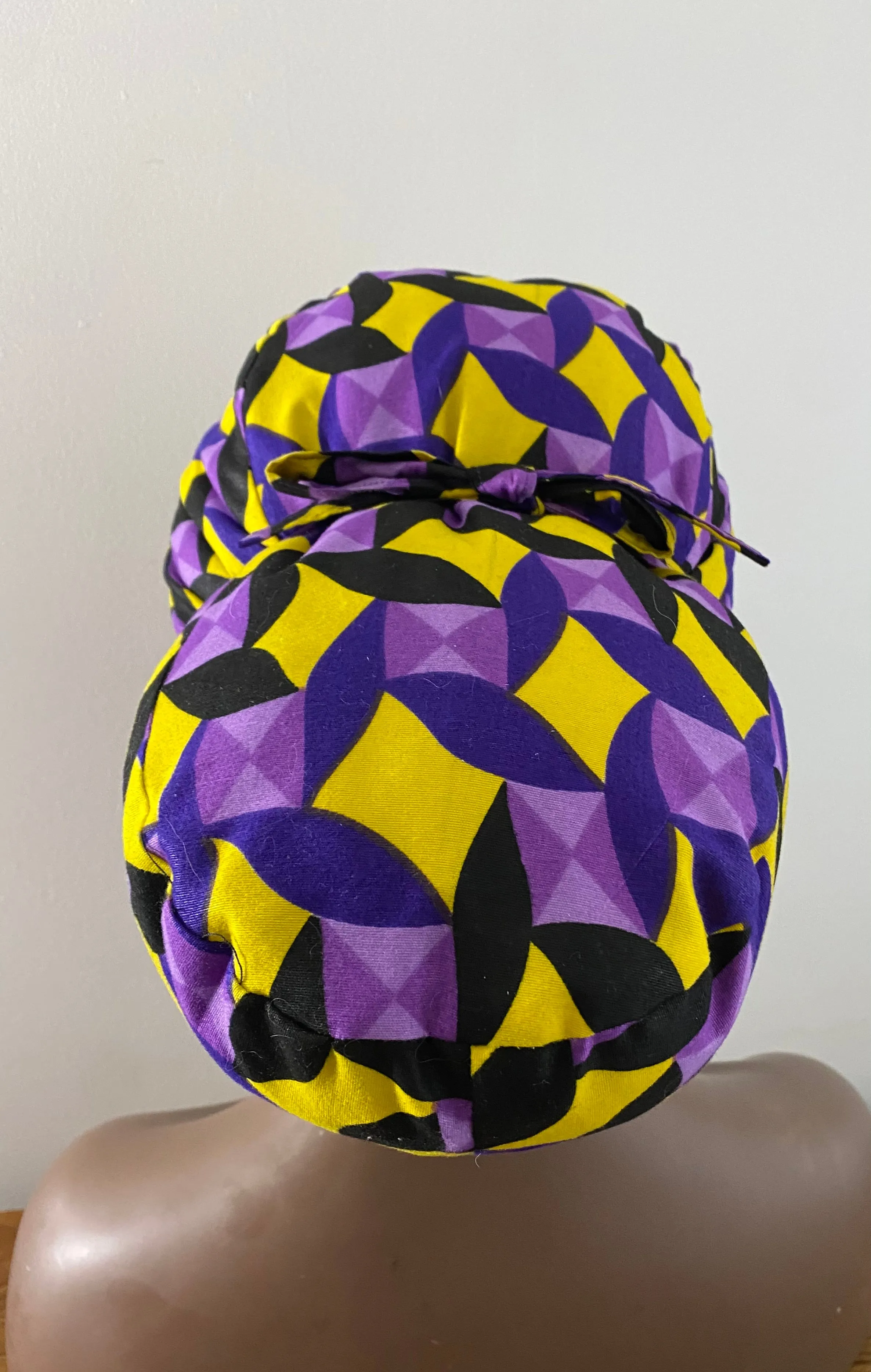 Purple Rain Satin Lined Ponytail Scrub Hat