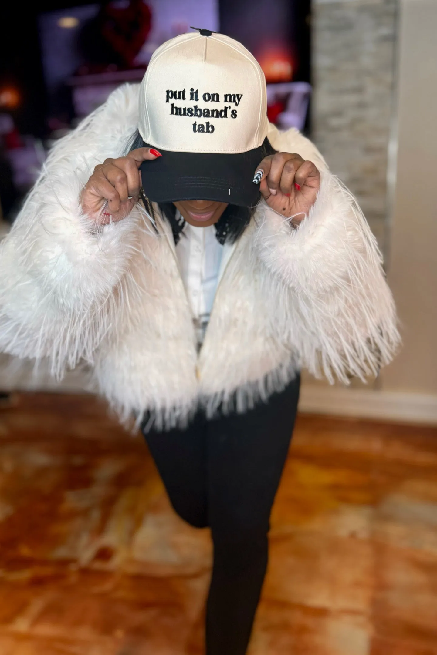 PUT IT ON MY HUSBAND'S TAB HATS