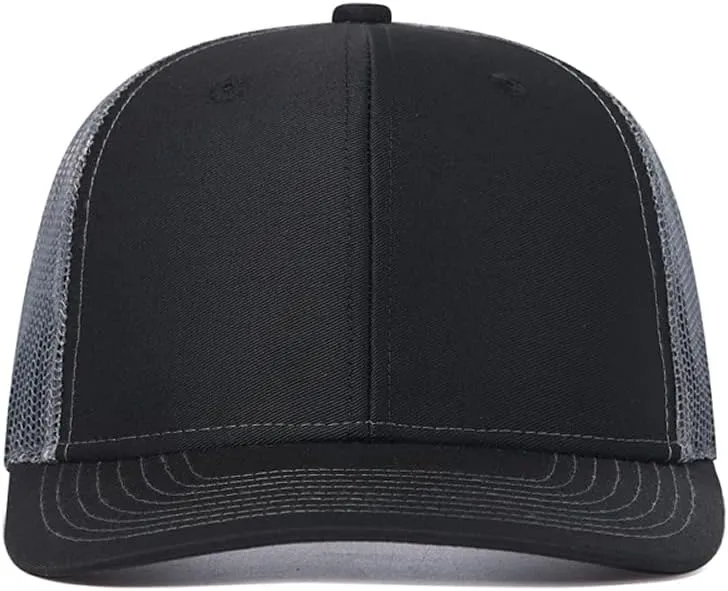 Quanhaigou Trucker Hat - Mesh Snap Back - Unisex Adjustable Baseball Cap - Outdoor Hats for Men Women