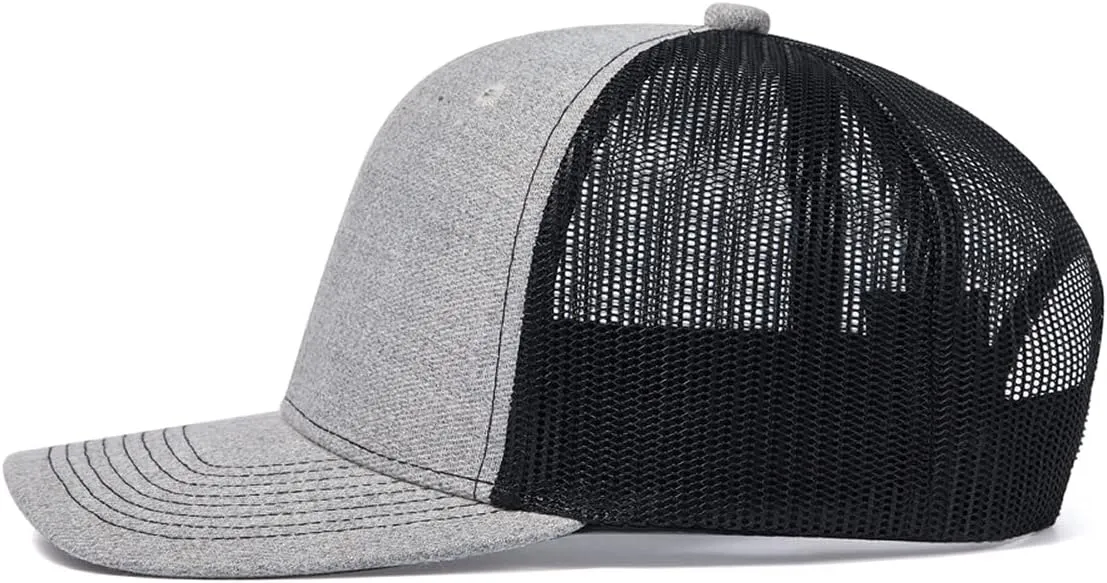 Quanhaigou Trucker Hat - Mesh Snap Back - Unisex Adjustable Baseball Cap - Outdoor Hats for Men Women
