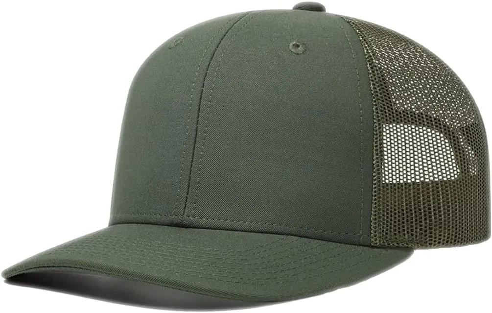 Quanhaigou Trucker Hat - Mesh Snap Back - Unisex Adjustable Baseball Cap - Outdoor Hats for Men Women