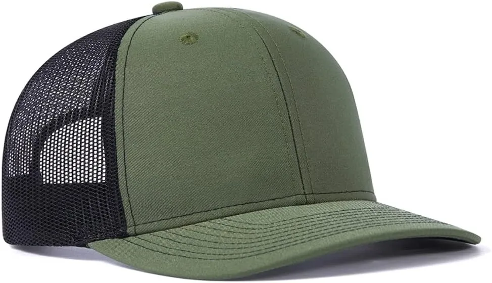 Quanhaigou Trucker Hat - Mesh Snap Back - Unisex Adjustable Baseball Cap - Outdoor Hats for Men Women