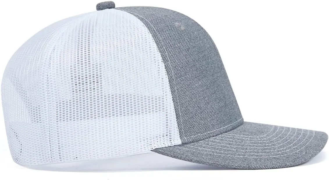 Quanhaigou Trucker Hat - Mesh Snap Back - Unisex Adjustable Baseball Cap - Outdoor Hats for Men Women