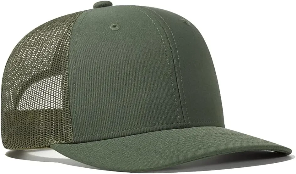 Quanhaigou Trucker Hat - Mesh Snap Back - Unisex Adjustable Baseball Cap - Outdoor Hats for Men Women