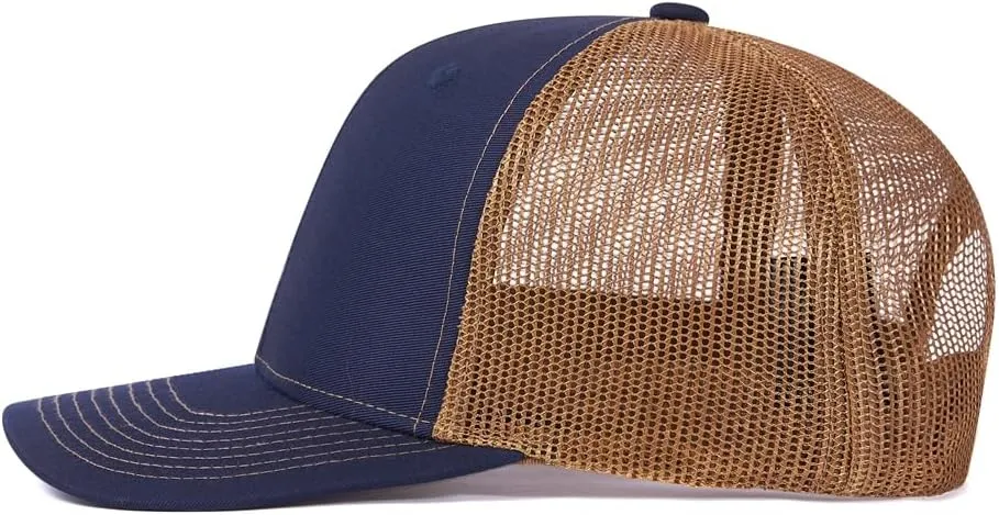 Quanhaigou Trucker Hat - Mesh Snap Back - Unisex Adjustable Baseball Cap - Outdoor Hats for Men Women