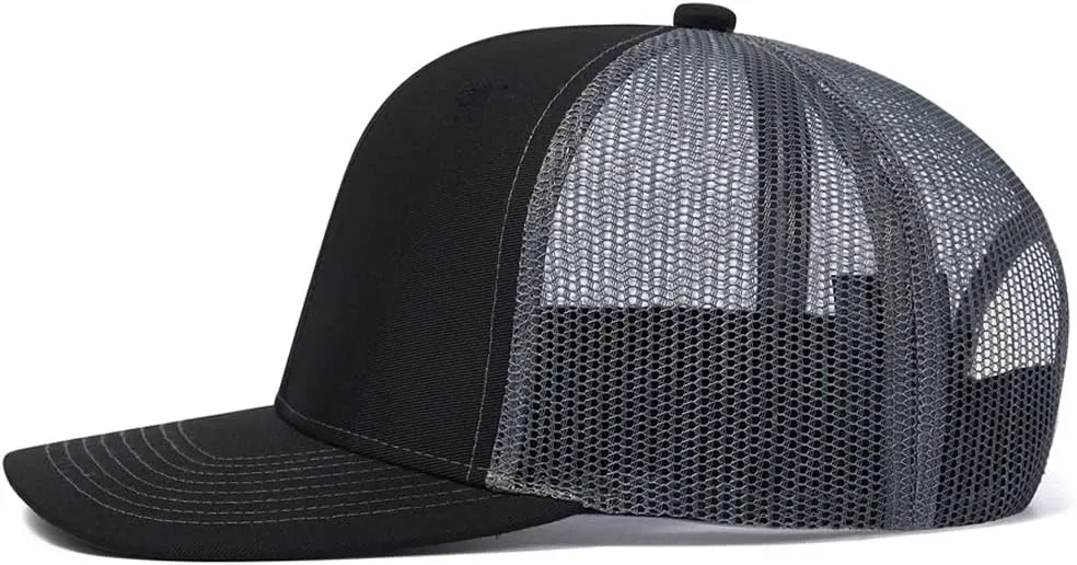 Quanhaigou Trucker Hat - Mesh Snap Back - Unisex Adjustable Baseball Cap - Outdoor Hats for Men Women