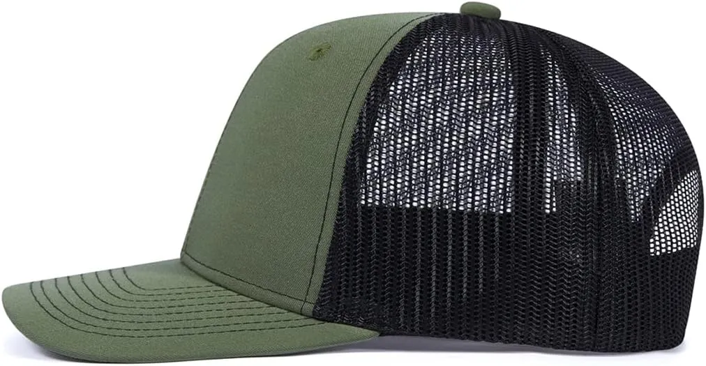 Quanhaigou Trucker Hat - Mesh Snap Back - Unisex Adjustable Baseball Cap - Outdoor Hats for Men Women