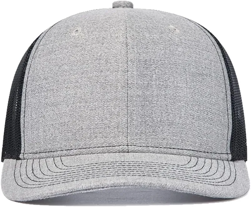 Quanhaigou Trucker Hat - Mesh Snap Back - Unisex Adjustable Baseball Cap - Outdoor Hats for Men Women