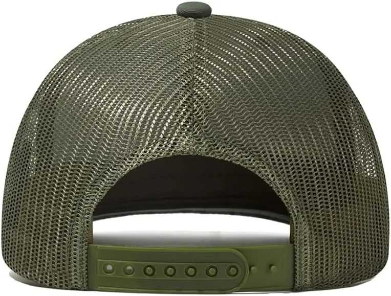 Quanhaigou Trucker Hat - Mesh Snap Back - Unisex Adjustable Baseball Cap - Outdoor Hats for Men Women