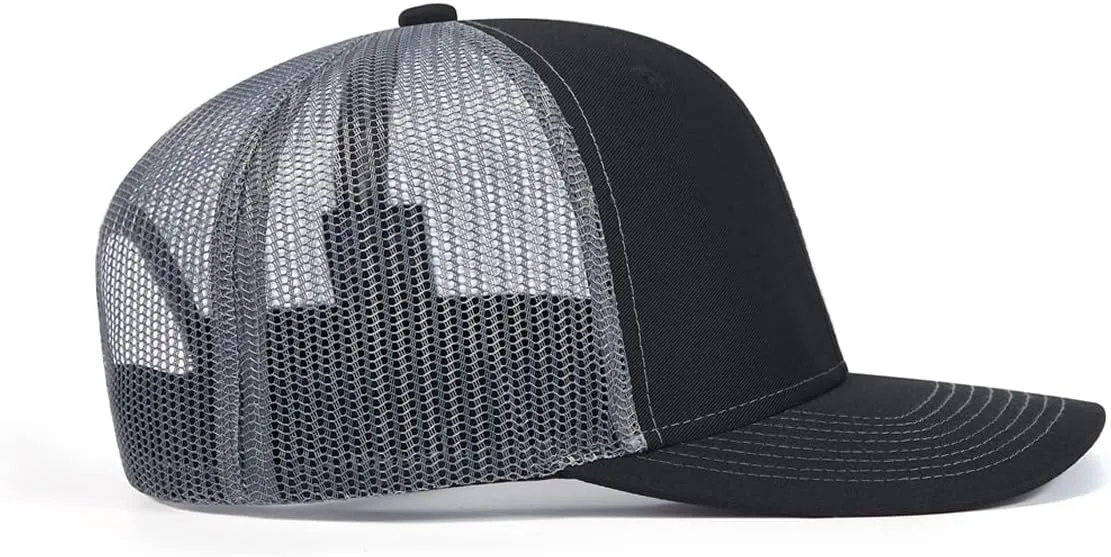 Quanhaigou Trucker Hat - Mesh Snap Back - Unisex Adjustable Baseball Cap - Outdoor Hats for Men Women