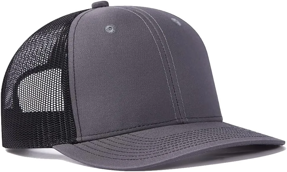 Quanhaigou Trucker Hat - Mesh Snap Back - Unisex Adjustable Baseball Cap - Outdoor Hats for Men Women
