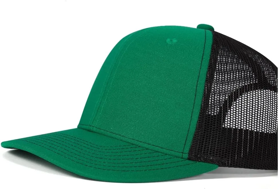 Quanhaigou Trucker Hat - Mesh Snap Back - Unisex Adjustable Baseball Cap - Outdoor Hats for Men Women