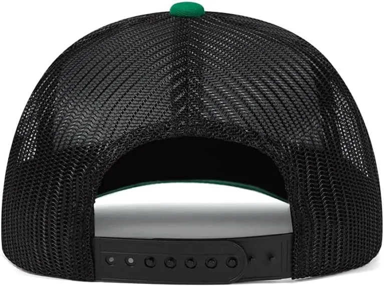 Quanhaigou Trucker Hat - Mesh Snap Back - Unisex Adjustable Baseball Cap - Outdoor Hats for Men Women