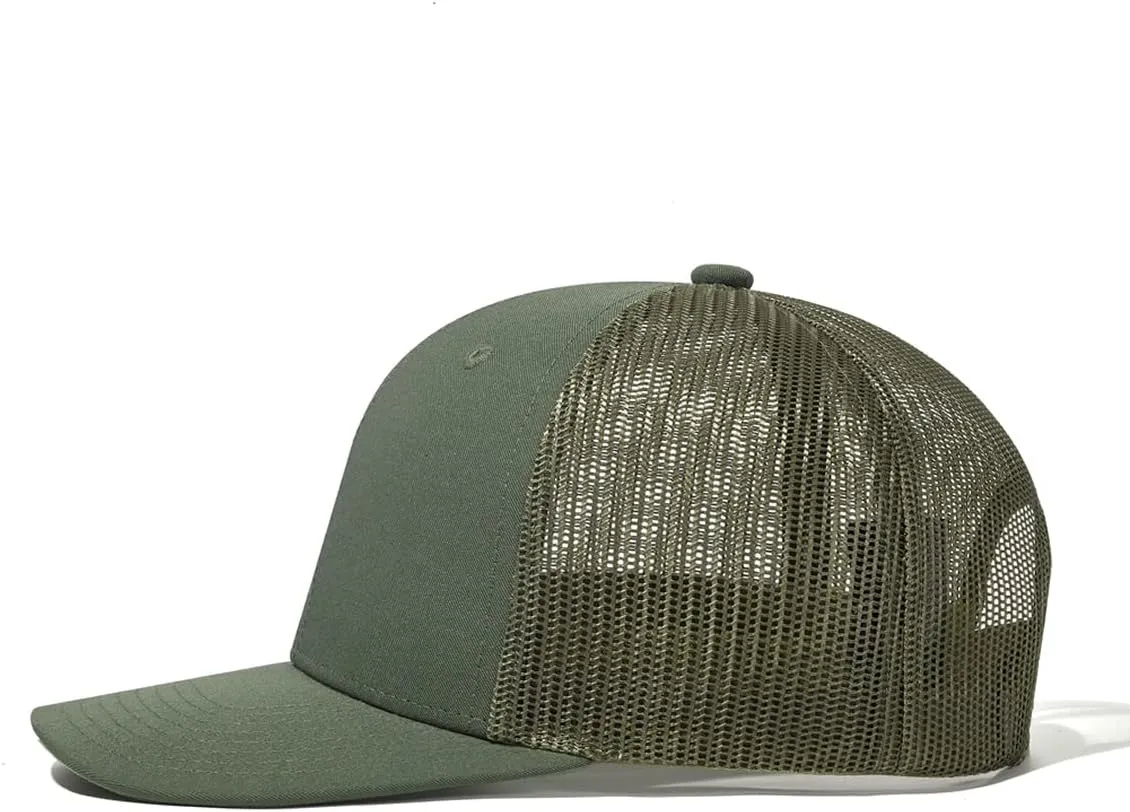 Quanhaigou Trucker Hat - Mesh Snap Back - Unisex Adjustable Baseball Cap - Outdoor Hats for Men Women
